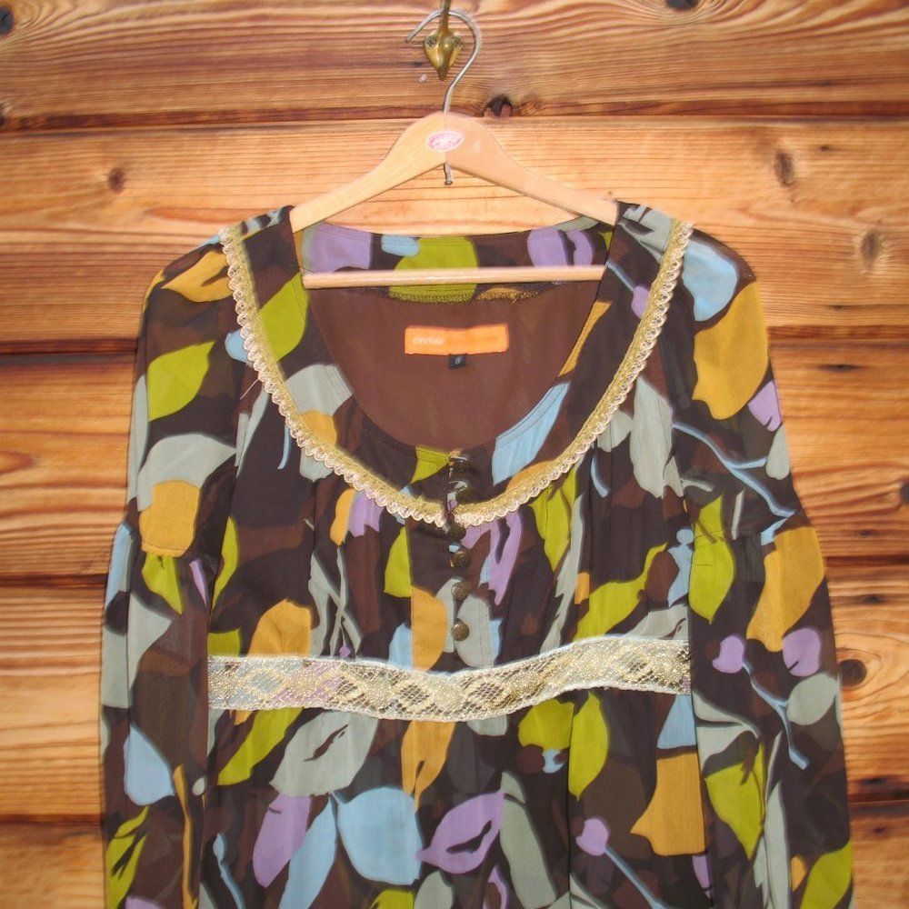 Cynthia Steffe Boho Top 8 M - Picture 3 of 7